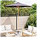 Parasol da giardino  Grigio scuro 240x260 cm in Bamboo - Foto miniatura 3