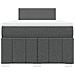 Giroletto a Molle con Materasso Grigio Scuro 120x190cm Tessuto - Foto miniatura 6