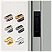 Maniglia A Incasso Per Porta Nascosta - Ovale In Acciaio Inox, Set Completo Per Porta Scorrevole Black - Foto miniatura 3