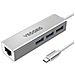 Adattatore Da Type-c A Gigabit Ethernet Con Hub Usb A 3 Porte - Connettività Ad Alta Velocità - Foto miniatura 1