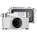 Mini Fotocamera Retrò Con Torcia: Video Hd 1080p, Portachiavi Portatile White - Foto miniatura 1