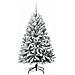 Albero di Natale artificiale con 150 LED Verde e Bianco 150 cm - Foto miniatura 4