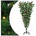 Albero di Natale artificiale preilluminato capovolto con set di palline - Foto miniatura 1