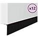 Spazzole per porte a vite 12 pcs Marrone 100 cm - Foto miniatura 1