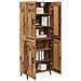 Credenza 2 pcs Legno vecchio Legno multistrato - Foto miniatura 3