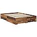Struttura del letto con testiera Legno vecchio 140 x 190 cm - Foto miniatura 6