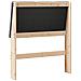 Testiera imbottita Grigio scuro 80 cm Pino massello - Foto miniatura 6
