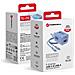 Caricabatterie Da Casa Originale Gan 33w Pd 1x Usb-a 1x Usb-c Fino A 33w Blu Per Smartphone - Foto miniatura 2