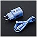 Caricabatterie Da Casa Originale Gan 33w Pd 1x Usb-a 1x Usb-c Fino A 33w Blu Per Smartphone - Foto miniatura 4