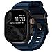 Bracciale Sportivo Impermeabile Da 49 Mm Per Apple Watch Modello Rocky Point, Blu Carbon - Foto miniatura 2