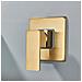 Rubinetto per lavabo da bagno, Blackswan, Cascada tipo M250, modello oro, misura 16,5 cm - Foto miniatura 4