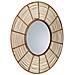 Specchio Rotondo In Rattan Marrone 61x61x03h - Foto miniatura 1