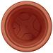 Vaso Rotondo per Fiori 6 pcs Rosso Mattone Ø 26 x 21.5 cm - Foto miniatura 6