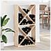 Portabottiglie 2 pcs Naturale 62 x 25 x 62 cm Pino massello - Foto miniatura 2