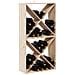 Portabottiglie 2 pcs Naturale 62 x 25 x 62 cm Pino massello - Foto miniatura 3