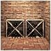 Portabottiglie 2 pcs Naturale 62 x 25 x 62 cm Pino massello - Foto miniatura 4
