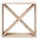 Portabottiglie 2 pcs Naturale 62 x 25 x 62 cm Pino massello - Foto miniatura 6