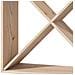 Portabottiglie 2 pcs Naturale 62 x 25 x 62 cm Pino massello - Foto miniatura 8