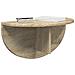 Scaffale da parete 2 pcs Rovere Sonoma 48 x 24 x 24 cm - Foto miniatura 3