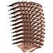 Spazzola Curva Grande Con Ventilazione Con Setole Di Cinghiale E Nylon Proflex Rose Gold, Sbiel - Foto miniatura 2