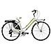 Bici Da Donna City Bike Bicicletta Misura 26 Linea Moving Lusso Cambio 6v Mov26d6vl Completa Di Accessori E Luci A Led - 44 Bianco Verde - Foto miniatura 2