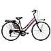 Bici Da Donna City Bike Bicicletta Misura 26 Linea Moving Lusso Cambio 6v Mov26d6vl Completa Di Accessori E Luci A Led - 44 Bianco Verde - Foto miniatura 3