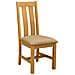 Sedia da pranzo 2 pcs Legno di Quercia Massello Beige - Foto miniatura 1