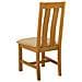 Sedia da pranzo 2 pcs Legno di Quercia Massello Beige - Foto miniatura 5