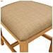 Sedia da pranzo 2 pcs Legno di Quercia Massello Beige - Foto miniatura 6