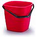Secchio rettangolare 14 l Rosso - Foto miniatura 2