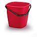 Secchio rettangolare 14 l Rosso - Foto miniatura 1