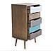 Mobiletto 5 Cassetti 45 X 36,5 X 81,5 Per Interno Camera Cameretta Salotto Ingresso Cucina - Foto miniatura 3
