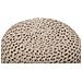 Pouf Poggiapiedi In Tessuto Beige 40 X 25 Cm Conrad - Foto miniatura 28