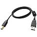 5m Black USB 2.0 cable - Foto miniatura 1