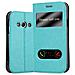 Custodia Compatibile Con Samsung Galaxy Xcover 3 In Turchese Menta - Coperchio Protettivo Con Chiusura Magnetica, Funzione Stand E 2 Finestre Di Visualizzazione - Foto miniatura 4