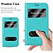 Custodia Compatibile Con Samsung Galaxy Xcover 3 In Turchese Menta - Coperchio Protettivo Con Chiusura Magnetica, Funzione Stand E 2 Finestre Di Visualizzazione - Foto miniatura 5