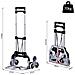 Carrello Portapacchi Pieghevole In Alluminio Con 6 Ruote Per Scale Carico 70kg - Foto miniatura 6
