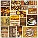 Tovaglia In Tela Cerata In Pvc Antimacchia Resistente E Facile Da Tagliare 140x100 Cm - Coffee Bar - Foto miniatura 2