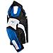 Giacca Moto Manica Staccabile Tessuto Protezioni Ce Sfoderabile Gilet Blu 2xl - Foto miniatura 5