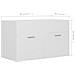 Mobile Sottolavabo Bianco 80x38,5x46 cm in Legno Multistrato - Foto miniatura 8
