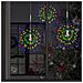 Luci di Natale Fuochi Artificio 2pz Multicolore 20cm 280 LED - Foto miniatura 1