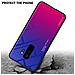 Custodia Compatibile Con Samsung Galaxy S9 Plus In Viola - Rosso - Coperchio Protettivo Bicolore In Vetro Temperato E Silicone Tpu - Foto miniatura 4
