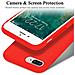 Custodia Compatibile Con Apple Iphone 8 Plus / 7 Plus / 7s Plus In Liquid Rosso - Coperchio Protettivo In Silicone Tpu Flessibile - Foto miniatura 4
