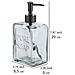 Distributore Di Sapone Liquido Pure, Vetro Trasparente, 550 Ml, Wenko - Foto miniatura 4