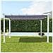 Gazebo Astoria 300x400 Cm Con Telo, Tortora Grigio - Foto miniatura 6