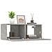 Mobili Porta Tv 2pz Grigio Cemento 80x30x30cm Legno Multistrato - Foto miniatura 8