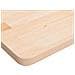 Piano Tavolo Quadrato 50x50x2,5 Cm Massello Rovere Non Trattato - Foto miniatura 2