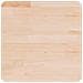 Piano Tavolo Quadrato 50x50x2,5 Cm Massello Rovere Non Trattato - Foto miniatura 3