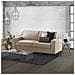 Divano Letto Achiropita, Divano A 2 Posti Large, 100% Made In Italy, Sofà Soggiorno Con Apertura Girevole, In Tessuto Imbottito, Con Braccioli Slim, Cm 180x95h90, Beige - Foto miniatura 1