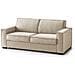 Divano Letto Achiropita, Divano A 2 Posti Large, 100% Made In Italy, Sofà Soggiorno Con Apertura Girevole, In Tessuto Imbottito, Con Braccioli Slim, Cm 180x95h90, Beige - Foto miniatura 3